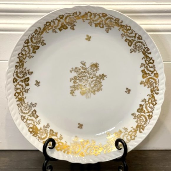 Porcelaine de France Round Dish - Picture 1 of 3